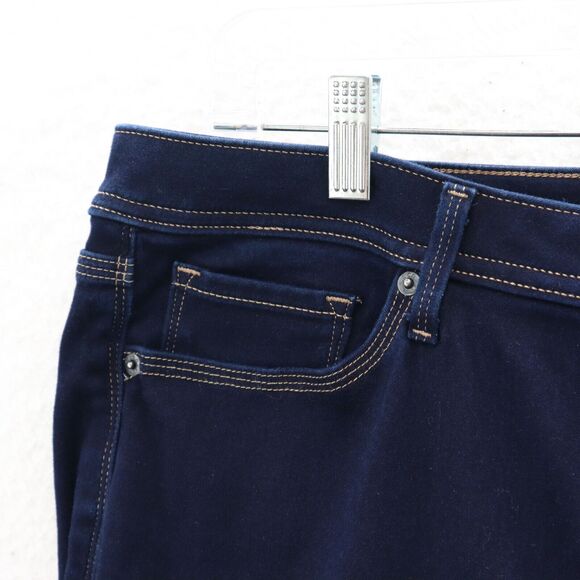 Levis 529 Curvy Skinny Leg Blue Jeans Women's 16 Dark Wash Stretch Red Tab - Picture 3 of 11